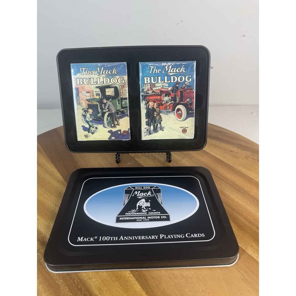 Mack Truck 100th Anniversary Playing Cards With Tin - Cards Are Sealed